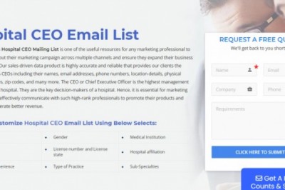 Targeted Hospital CEO Email List