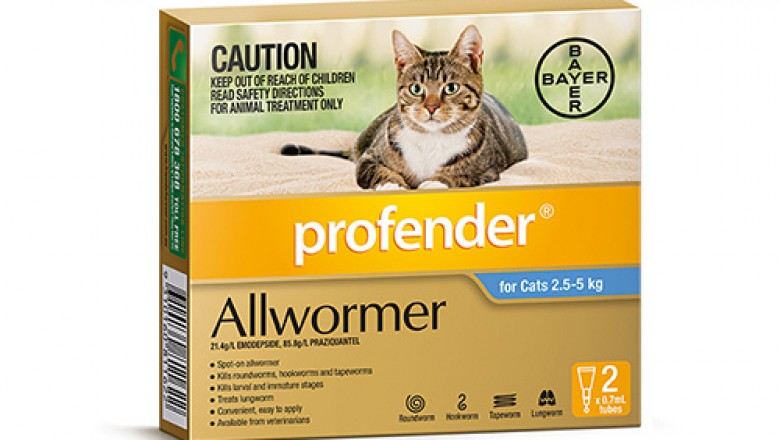 Buy Profender Spot-On Allwormer Paste For Cats Online - DiscountPetCare