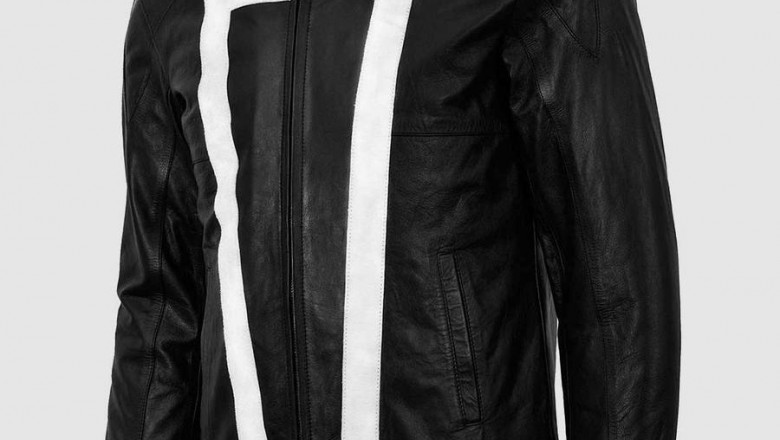 AGENTS OF SHIELD ROBBIE REYES GHOST RIDER LEATHER JACKET