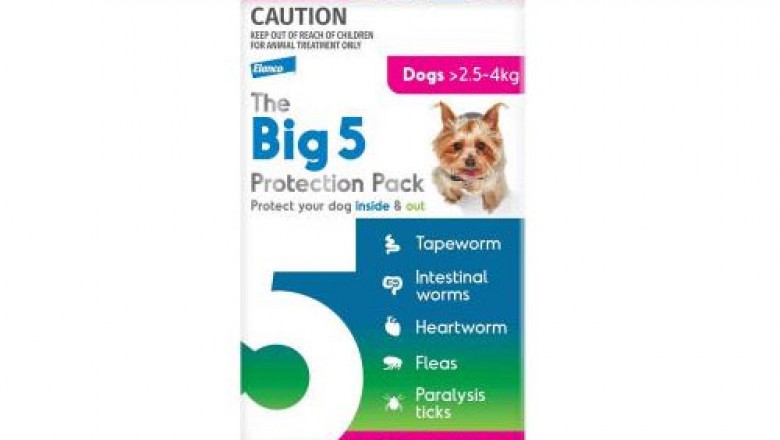 Buy The Big 5 Heartworms Protection Pack For Dogs Online - DiscountPetCare