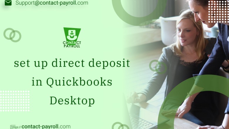 Best way to set up direct deposit in Quickbooks Desktop