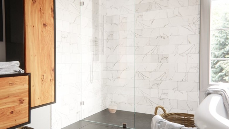 Buy Custom Cut Tempered Glass Shower Enclosure