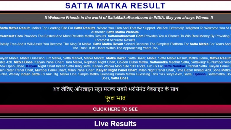 Satta Matka Result India's Top Leading Site For Satta Results