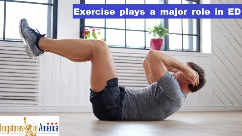 Exercise plays a major role in ED treatment
