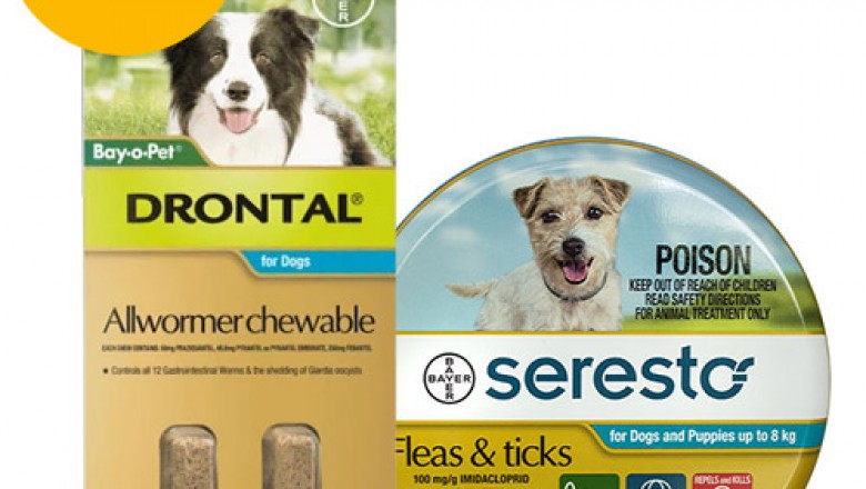 Buy Seresto Collar + Drontal Allwormer For Dogs Online - DiscountPetCare