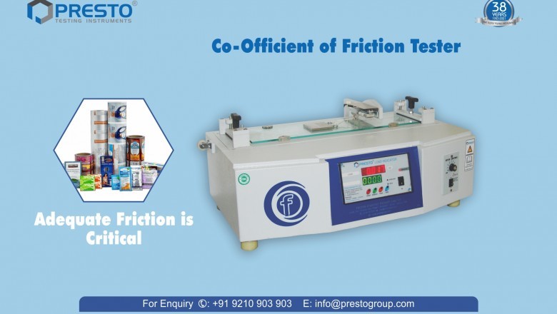 Coefficient Of Friction Tester Manufacturer