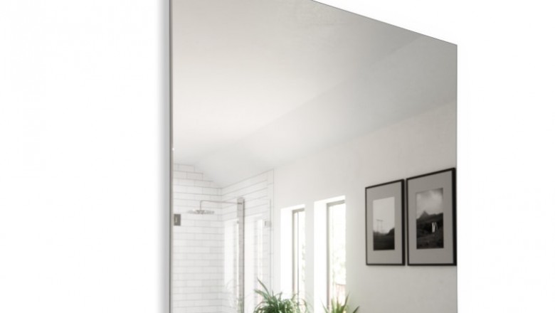 Decorate your wall with Frameless Custom Cut Mirror