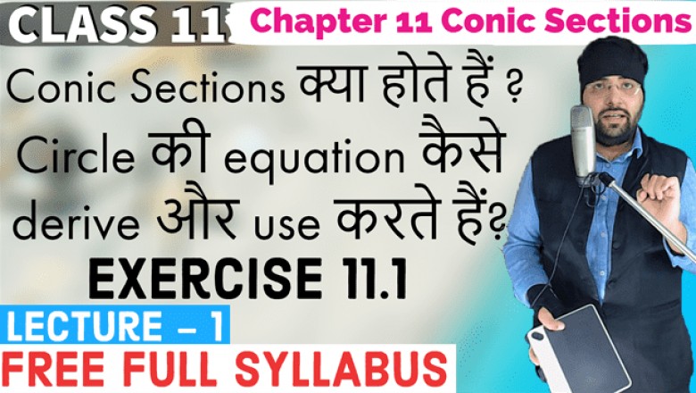 Exercise 11.1 Chapter 11 Conic Sections Class 11 Maths | MathYug