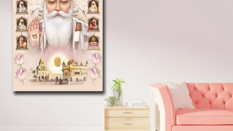 Guru Nanak and Ten Sikh Gurus Canvas Art, Canvas Wall Art, Canvas Print, Printmyspace