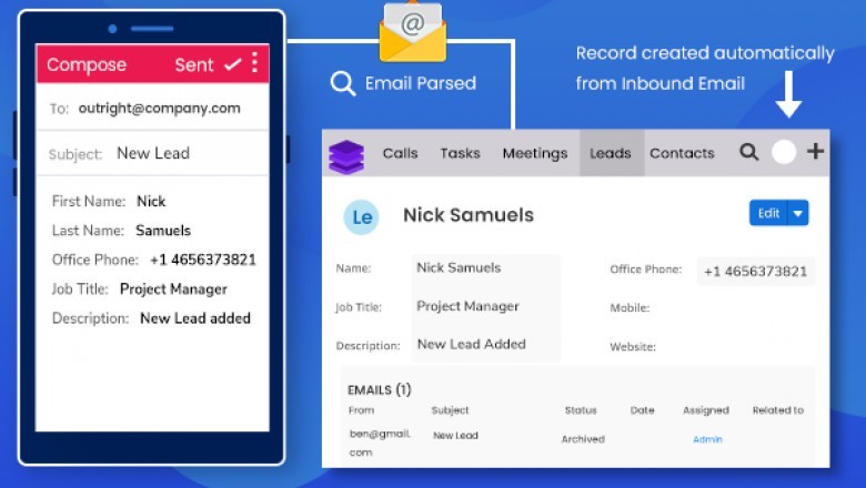 SugarCRM Email to Leads