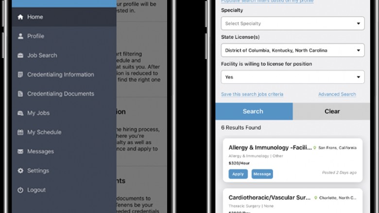 Filling the gap between doctors and organizations with a mobile app using React