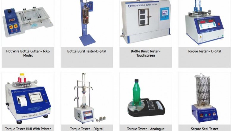 PET Bottles Testing Instruments Manufacturer and Supplier Company
