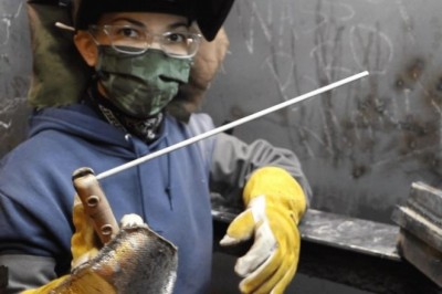 Who invented welding technology and how has it changed over time?