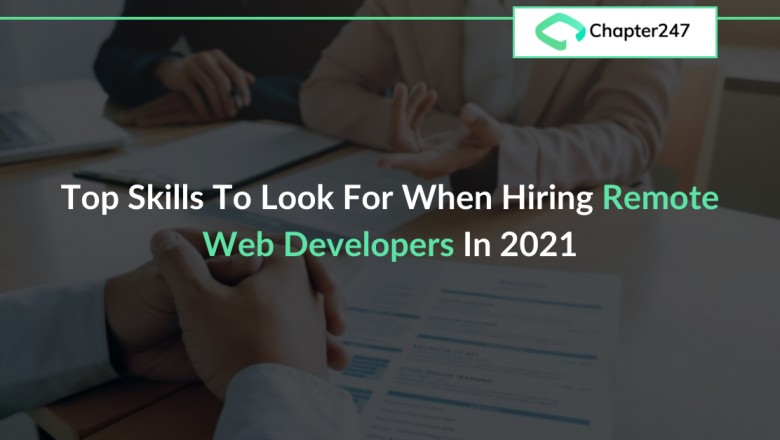 Remote Web Developers skills in 2021- You should look before hiring