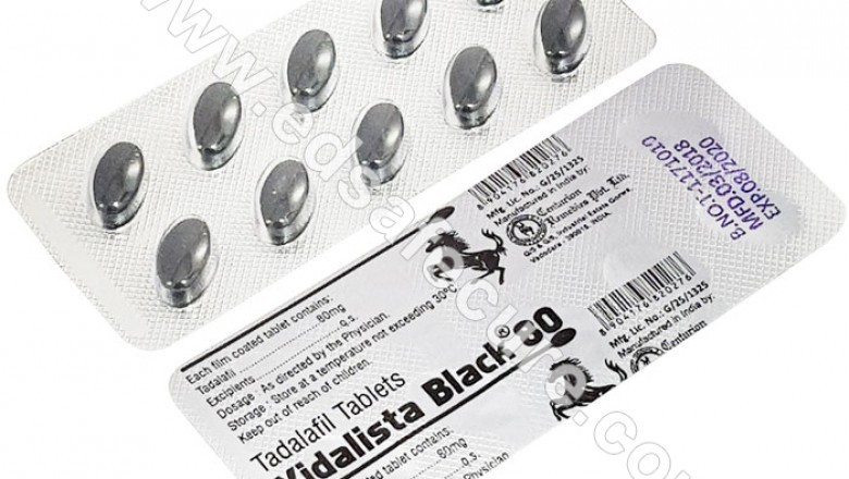 Vidalista Balck 80 MG Tadalafil ED PIll