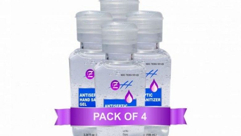 100 ml ZH Antiseptic Hand Sanitizer Gel – (Pack of 4)