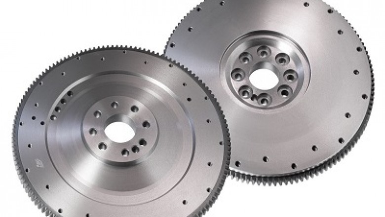 Automotive Flywheel; Helps Maintain Rotating Mass (Inertia) to Keep the Car's Engine Running