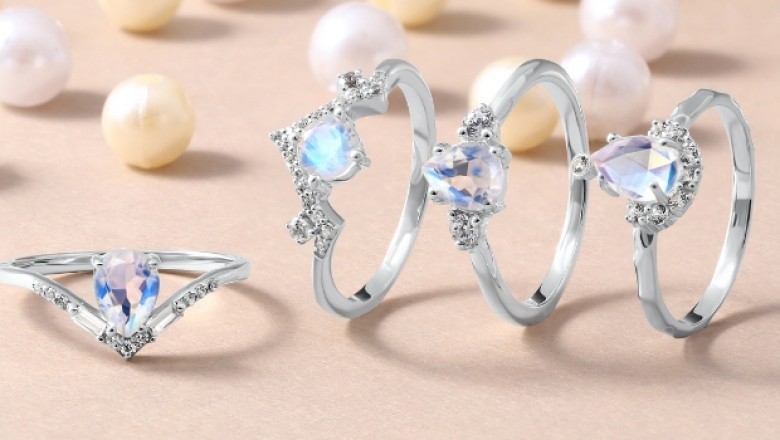 Buy Sterling Silver Moonstone Rings