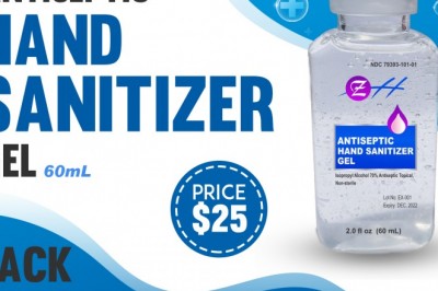 60 ml ZH Antiseptic Hand Sanitizer Gel – (Pack of 12) - ZH Therapeutics