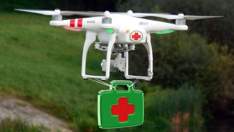 Ambulance Drones Are Used For Quick Patient Services Including Primary Medical Care to Areas That Are Hard To Reach Via Roadways