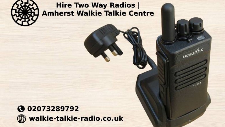 Hire Two Way Radios | Amherst Walkie Talkie Centre