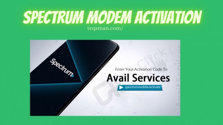 Spectrum Modem activation