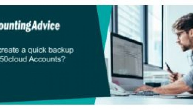 How to create a Quick Backup in Sage 50cloud Accounts