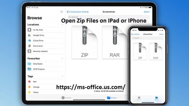 How to Open Zip Files on IPad or IPhone? - www.office.com/setup