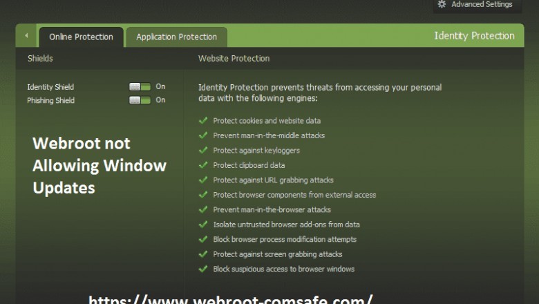 How To Fix If Webroot not Allowing Window Updates? - www.webroot.com/safe