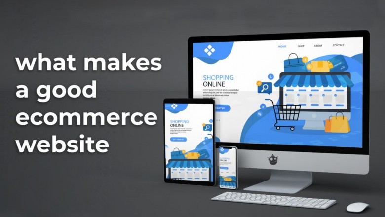 What are the elements present in a good e-commerce website?