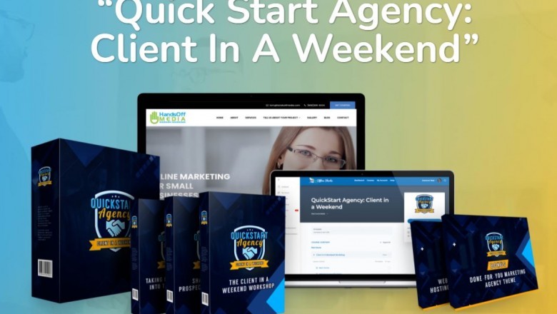 Offline Sharks Celebrate The Launch Of 'Quickstart Agency - Client In A Weekend'