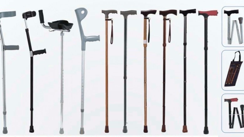 Physically challenged people are highly reliant on canes and crutches