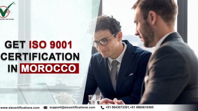 Get ISO 9001 certification in Morocco