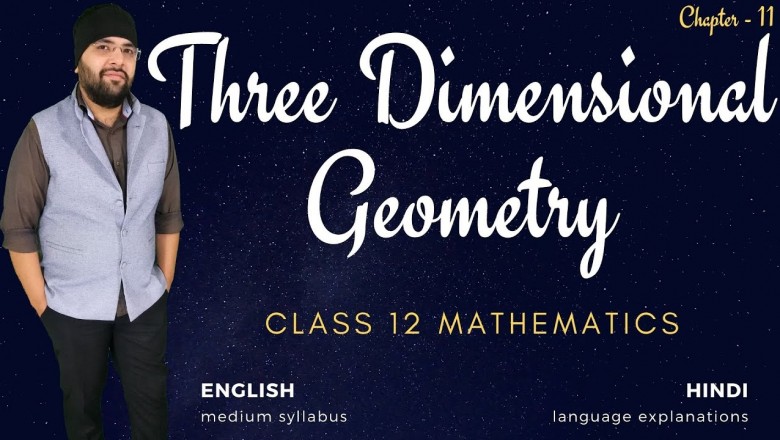 Three Dimensional Geometry Class 12 Maths IIT JEE Mains