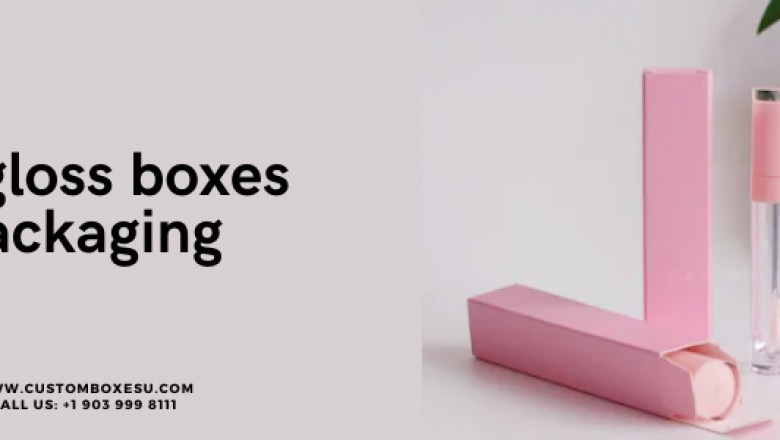 Lip Gloss Boxes Packaging