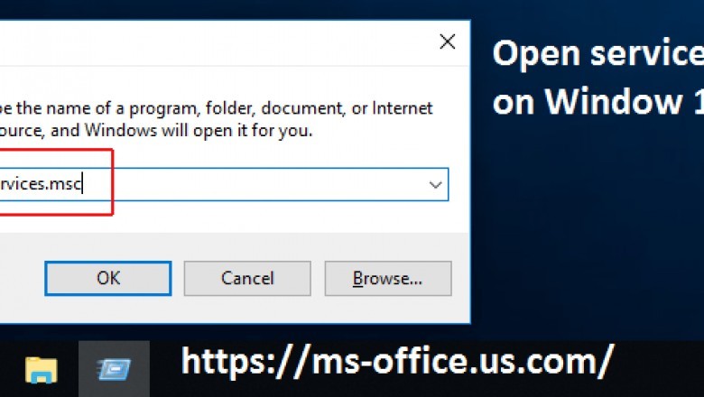 How Do I Access Services MSC On Window 10? - www.office.com/setup
