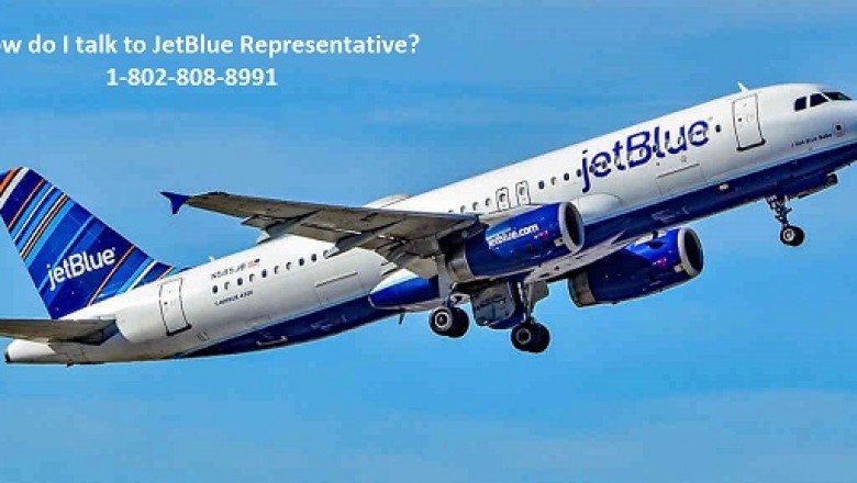 How do I talk to a real person at JetBlue?