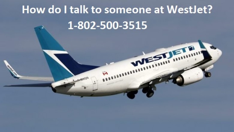 How do I talk to someone at WestJet?