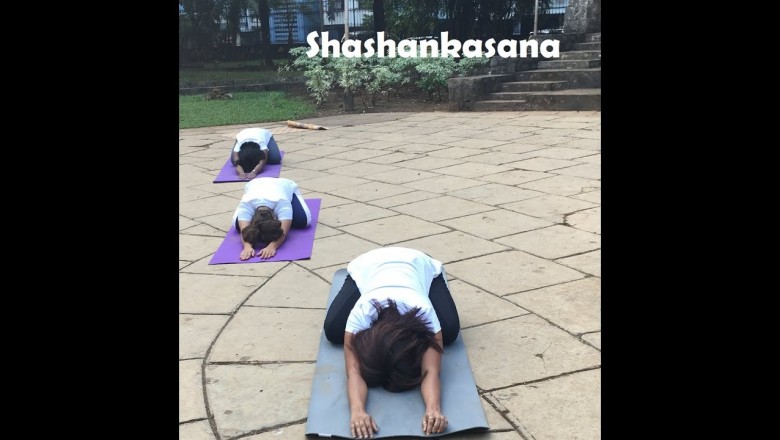 Relaxation in Shashankasana yoga pose (Rabbit Posture) | Superyogis