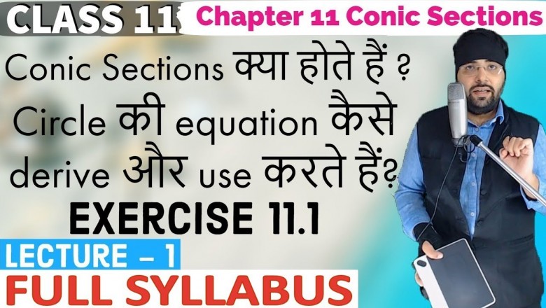 Exercise 11.1 Conic Sections Class 11 Maths IIT JEE Mains
