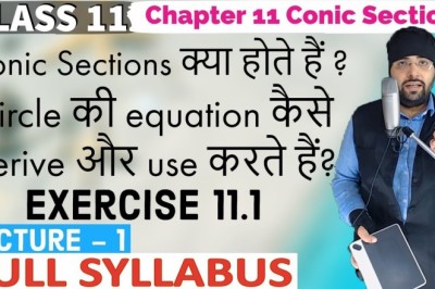 Exercise 11.1 Conic Sections Class 11 Maths IIT JEE Mains
