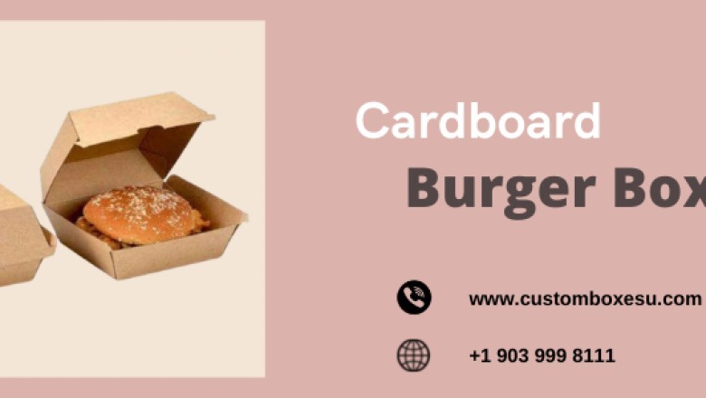 Custom Printed Burger Boxes with your brand logo in USA