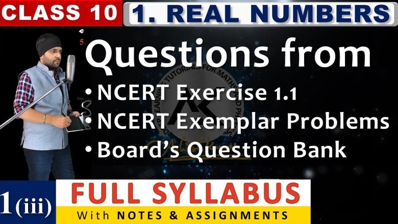 NCERT Solutions for Exercise 1.1 Real Numbers Class 10 Maths