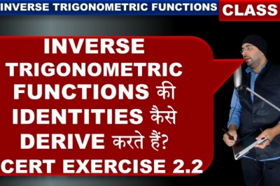 NCERT Solutions for Exercise 2.2 Inverse Trigonometric Functions Class 12 Maths