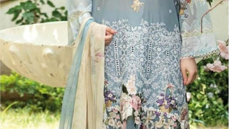 Silk Dupatta Lawn Suits