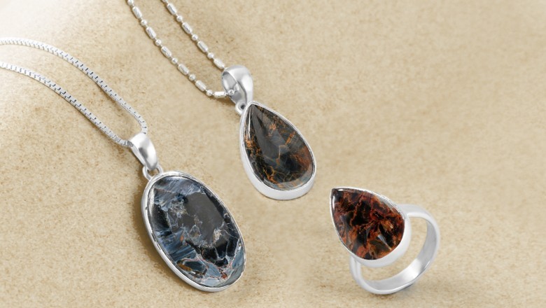 Shop Blue Pietersite Stone Jewelry At Wholesale Prices