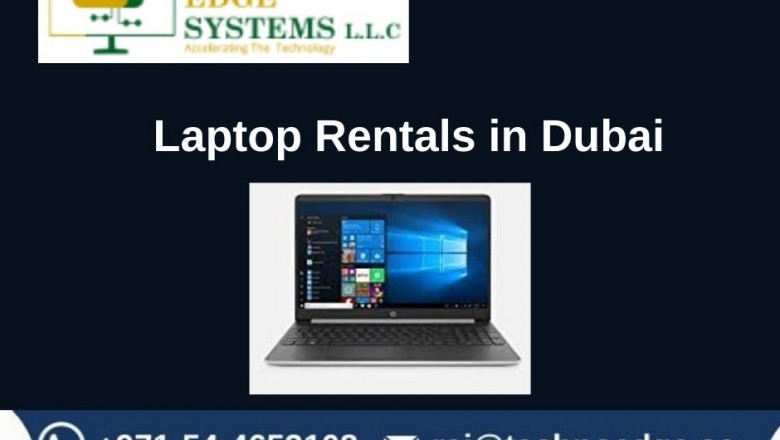 Why to Choose our Service for Laptop Rental in Dubai?