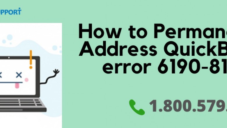 How to Permanently Address QuickBooks error 6190-816?