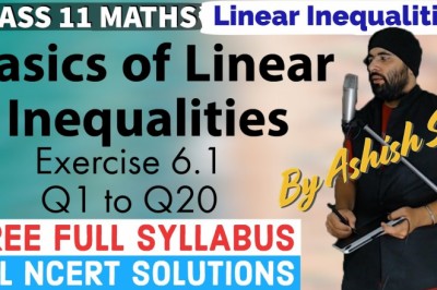 NCERT Solutions for Exercise 6.1 Linear Inequalities Class 11 Maths IIT JEE Mains