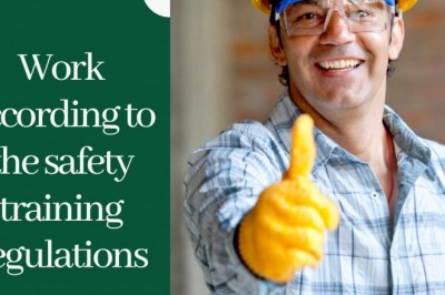 Work according to the safety training regulations